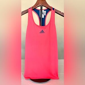 Adidas climacool coral tank top size medium EUC